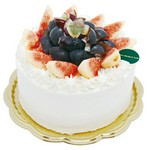 ●4号(12cm) 4,000円(税込)
魅惑の2種ぶどうタルト。厳選した種無し、皮ごと食べられる高級フルーツが主役です