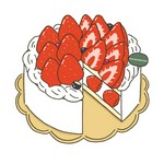 スポンジの間も“丸ごと苺”で贅沢な時間をお過ごしください

●4号(12cm)　4,200円（税込） 　　 ●5号(15cm)　4,800円（税込）
●6号(12cm)　6,500円（税込）　　   ●7号(12cm)　8,400円（税込）