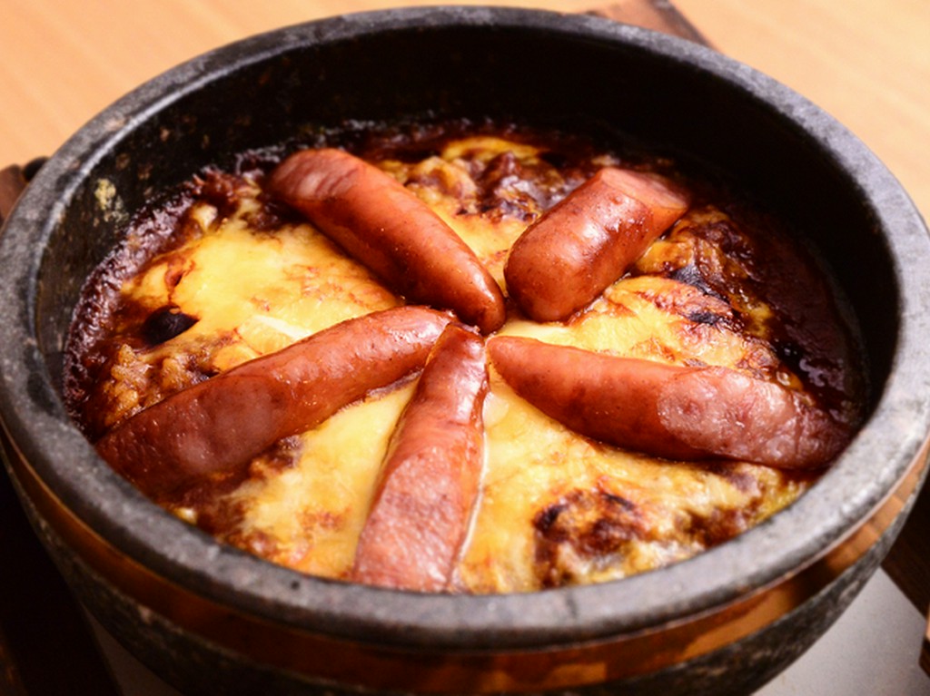 温かいまま最後まで食べられる『焼きカレー』