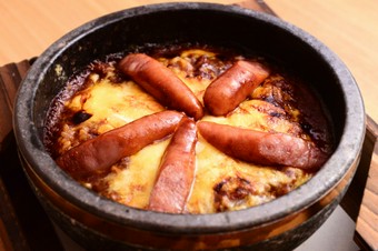 温かいまま最後まで食べられる『焼きカレー』