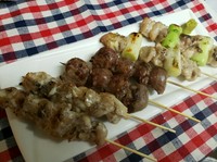 もも・ネギ間・せせり・なんこつ・砂肝・つくね