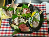 予約がオススメ！シェフ渾身の天然魚盛り合わせ♪