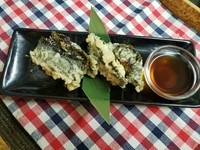 たっぷり納豆にサクサクの衣をつけて♪