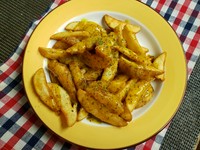 大・・￥1000　メガ・・￥1980●ハニーマスタードポテト●揚げ出し豆腐