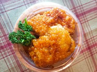 柔らかヒレカツに秘伝のソースをくぐらせて♪みんな大好き!!大満足のソースカツ丼!!