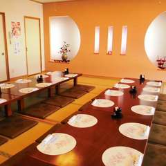 最大40名様までお座敷での宴会ができます。