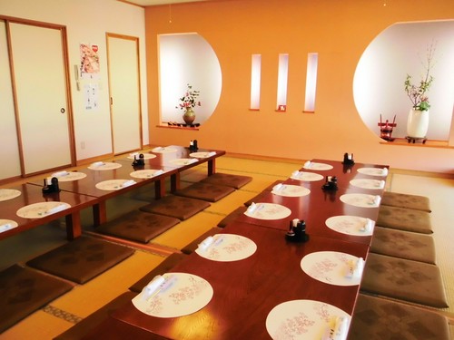 最大40名様までお座敷での宴会ができます。