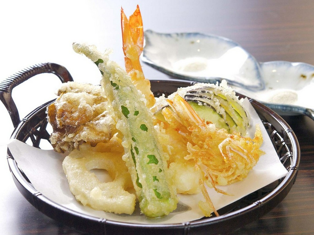 天婦羅五点盛り