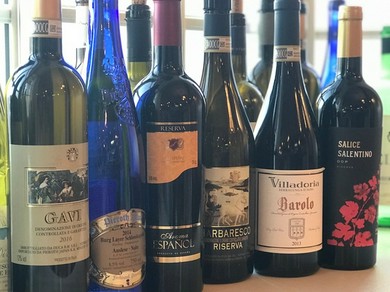 厳選されたワイン…