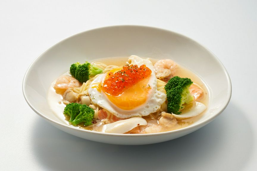 出会ったことのないおいしさ『魚介のぺぺたま〜いくらのせ〜』