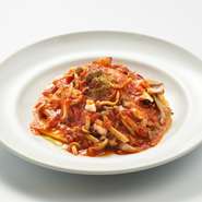 蛸の食感と木之子の風味！山と海の幸を召し上がれ！