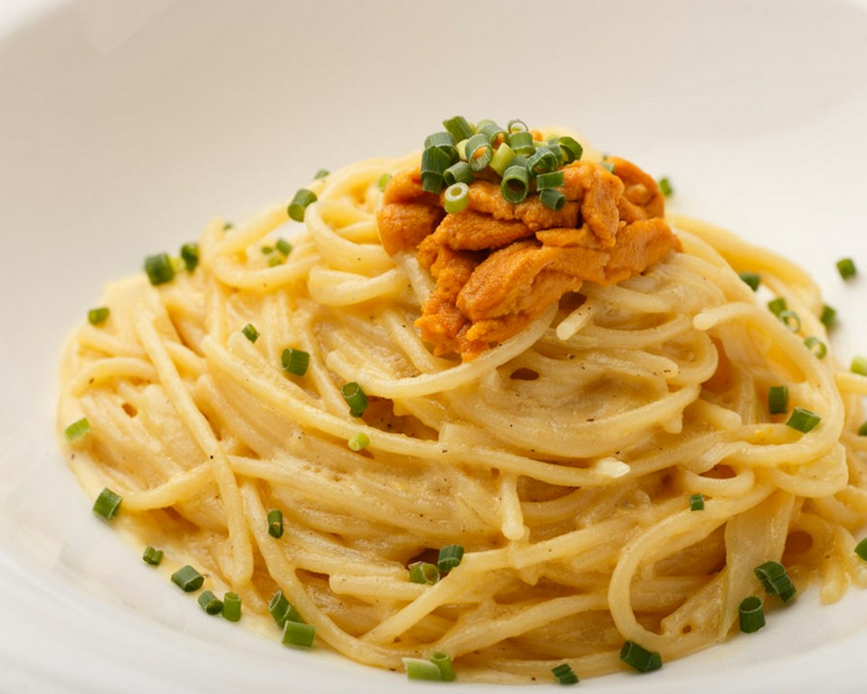 生雲丹のクリームパスタ 