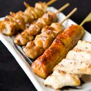 いろんな焼き鳥を食べたい方に
タレ・塩ございます