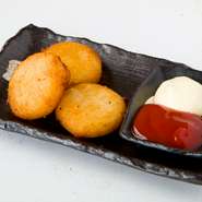 いももちの中からとろ～りチーズ