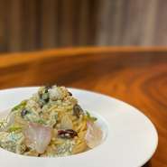 ランチタイムの生パスタメニューは全9種類。
当店のパスタは全て自家製の生パスタを使用しております。