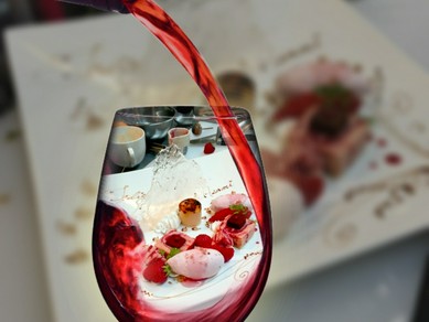 人気の1日1組様限定ドルチェプレート付きディナーコース(要予約