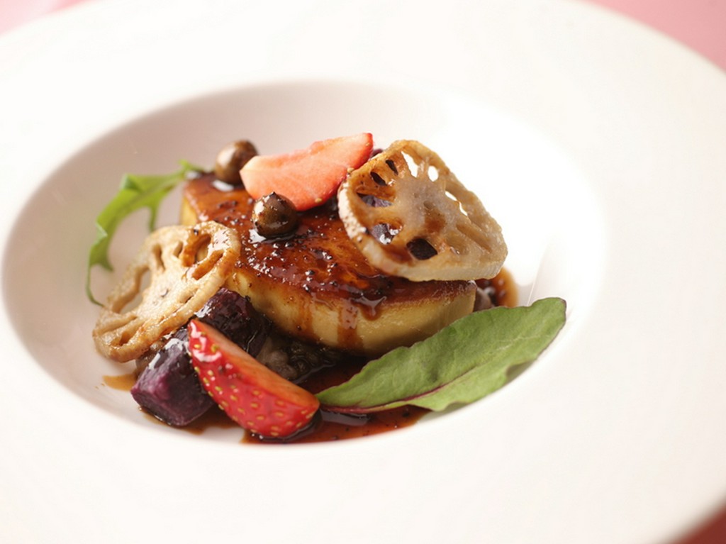 『フォアグラのポワレ　トリュフソース』