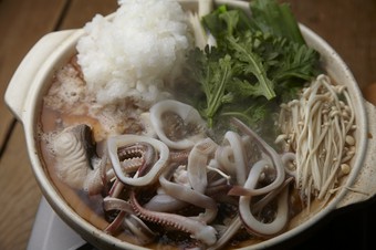 風味豊かな魚醤で仕上げた『いしりみぞれ鍋』