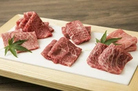 国産黒毛和牛の中でも最高級とされるA5ランクのみ使用
料理長お勧めの極上希少部位盛り合わせがこの価格！
