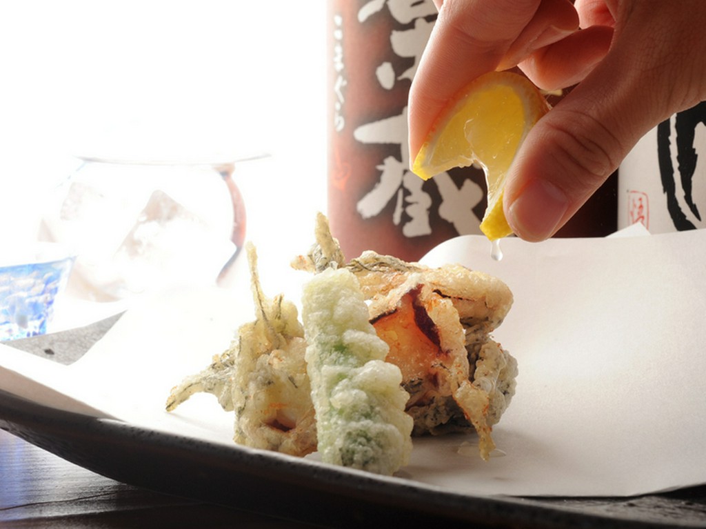 瀬戸内海の明石沖でとれた新鮮な魚介類を堪能