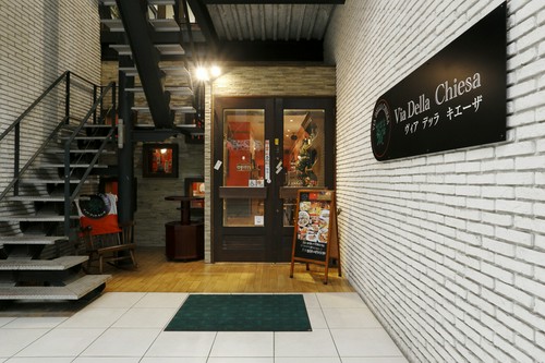 ガレリア竹町商店街の中ほどにあるイタリアン