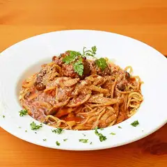 ポルペッティーニ　デミトマトソースパスタ