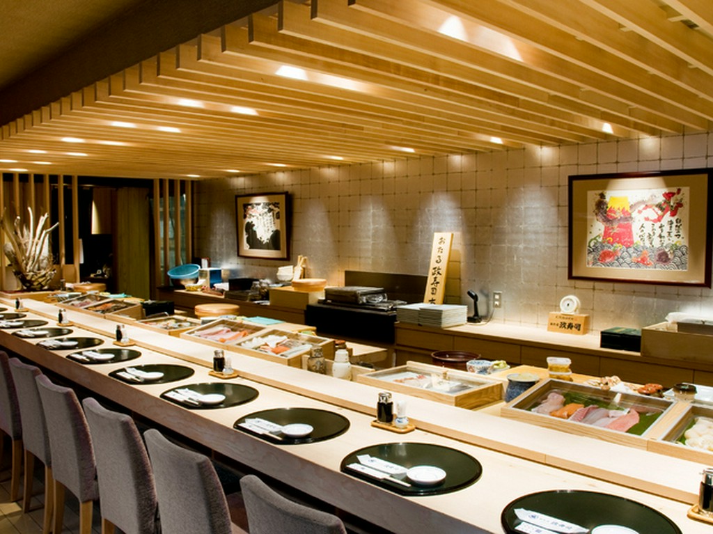 板前さんとの楽しい会話も、お寿司をいただく醍醐味