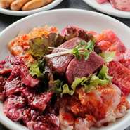 厳選した「神戸牛」と「黒毛和牛」、「和牛」を提供