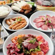 食せるのは「神戸牛の黒毛国産牛」を中心とした和牛