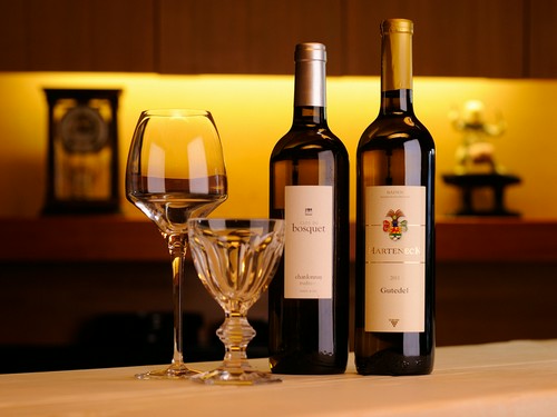 日本料理とワインの組み合わせも楽しめます　