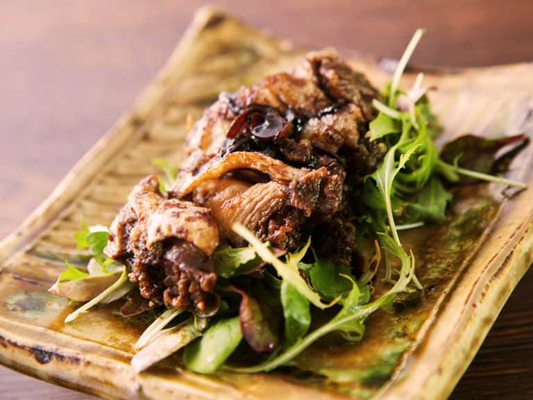 もも肉の唐揚げ黒酢風味