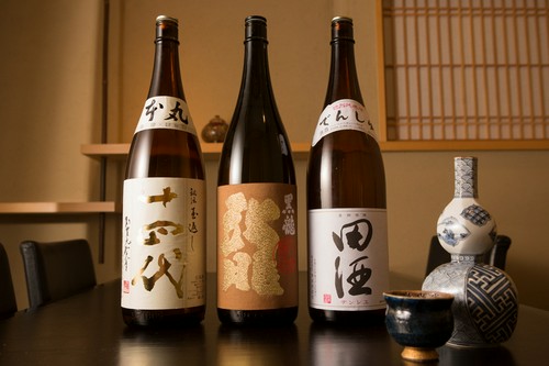 月替わりの料理に合わせた日本酒