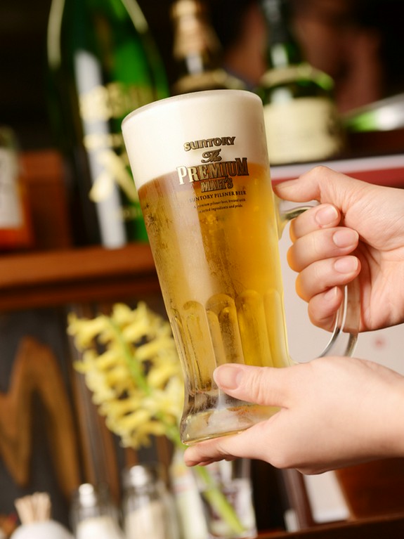 サントリーから認定を受けている、絶妙なビールを味わえます
