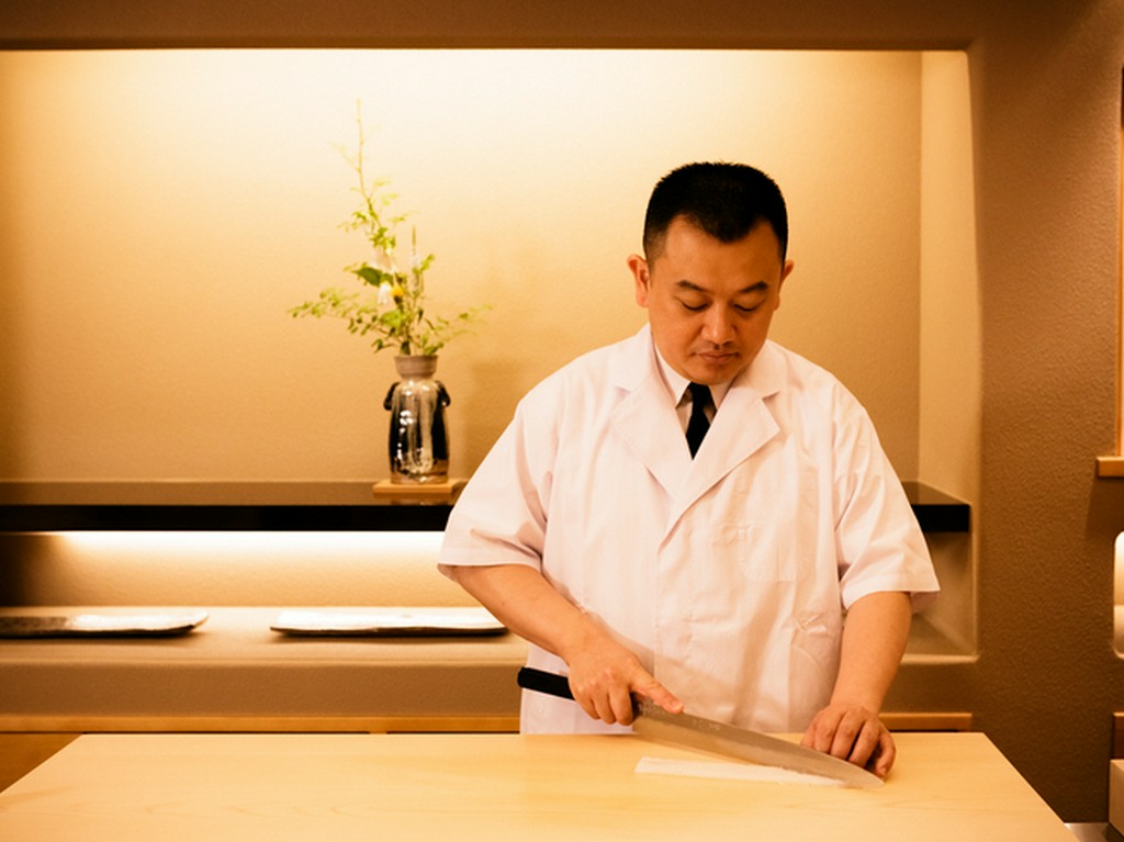 無駄のない所作から生み出される、最高の料理を目指しています