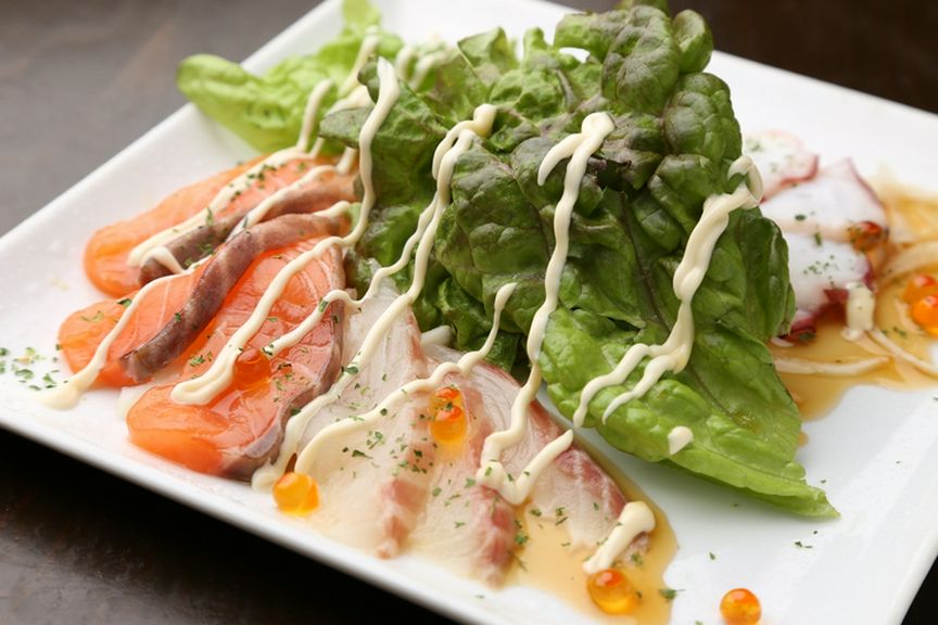 海鮮カルパッチョ