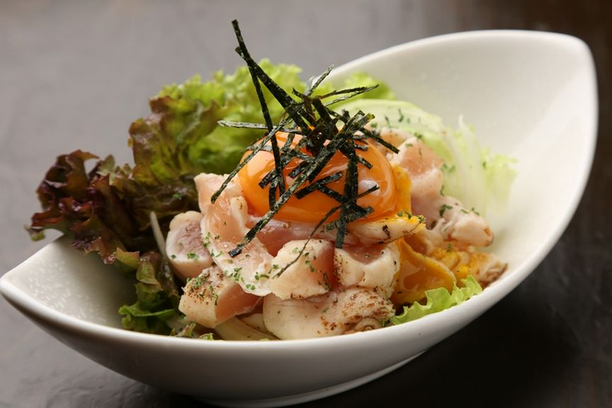 ササミ&温玉愛ユッケ