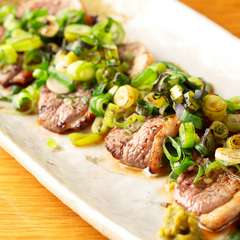 イチオシの新メニュー『鴨の九条ねぎ焼き』