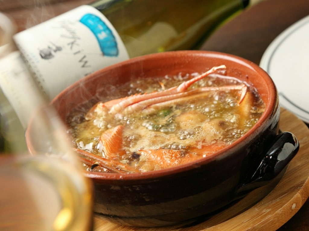 幻の海老「尻丸エビ」のアヒージョです！