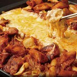 ◆トッピング◆
・トッポギ/チーズタッカルビ/216円
・〆用ご飯/チーズタッカルビ/400円
・キムチ/チーズタッカルビ/108円
・チーズ2倍/チーズタッカルビ/300円

※小サイズ(1580円)もご用意できます！