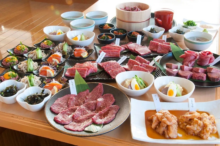 ◆A special course showcasing the finest Yamagata beef, including premium Yamagata beef short ribs and Yamagata beef hitsumabushi! Includes 1.5 hours of all-you-can-drink [14 dishes in total]