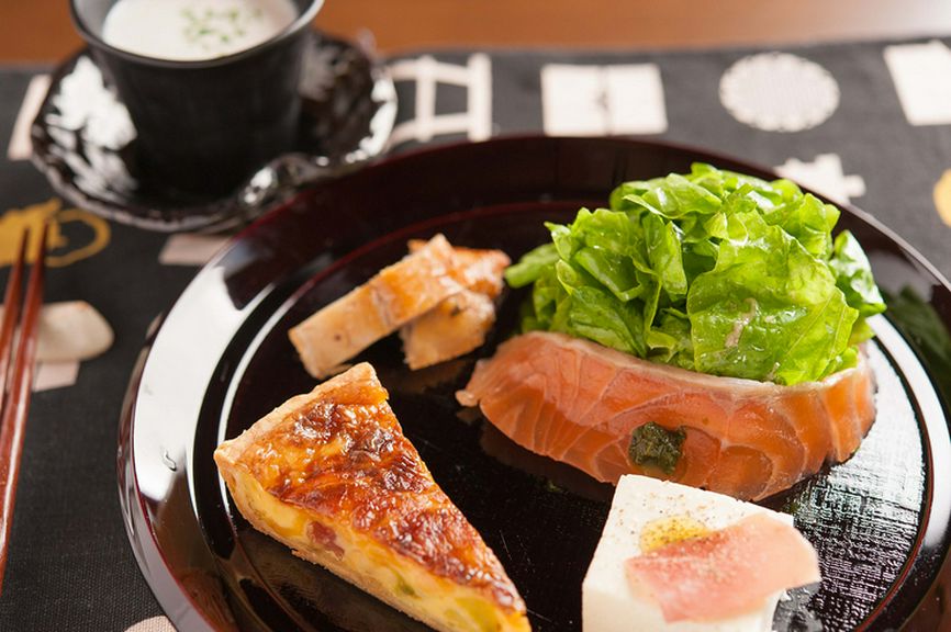 和素材と洋のコラボレーションが織りなす味を楽しめます