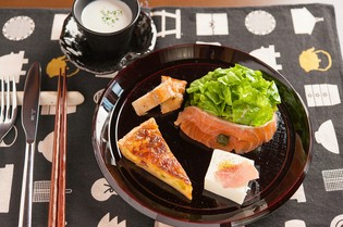地の野菜にこだわって、旬の新鮮素材を厳選しています
