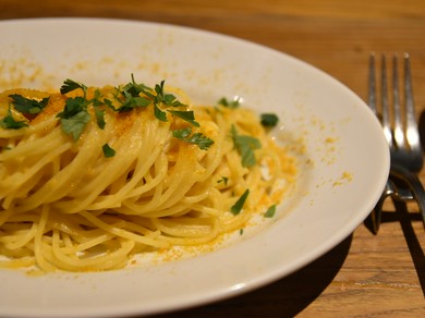 最高級サルデーニャ産ぼらカラスミのスパゲッティ