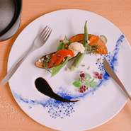 ベジタリアンのお客様は勿論の事、ヴィーガンのお客様、ヘルシー志向のお客様におすすめです

※ご希望のお客様には、こちらのグリル野菜にお魚やお肉を追加することが可能です。（追加料金あり）