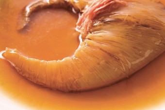 王道の気品漂う一品。やわらかな旨みと上品なソースが魅力『ふかひれ』