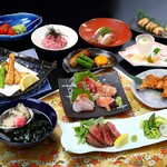 蔵鵡の串焼きの他、白老和牛や鮑なども愉しめる期間限定の贅沢コースです。※画像はイメージです。