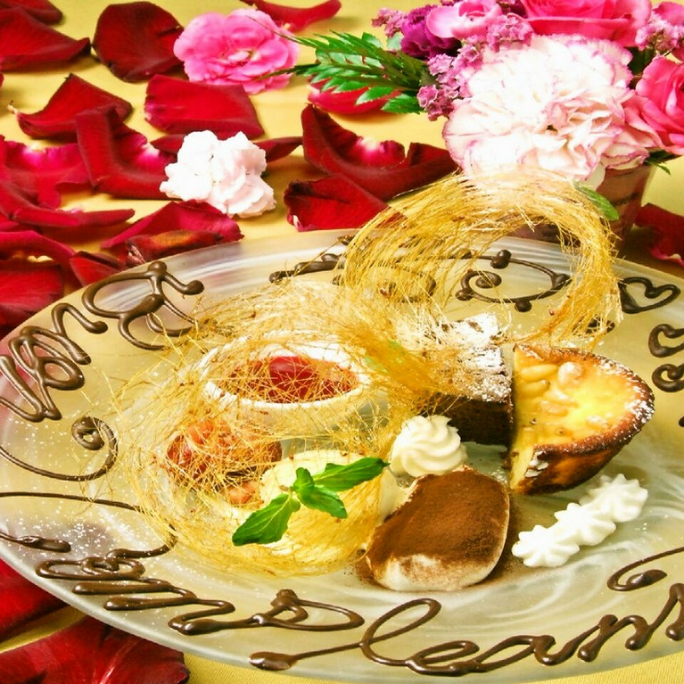 記念日やお誕生日に特別なデザートでお祝いしませんか？