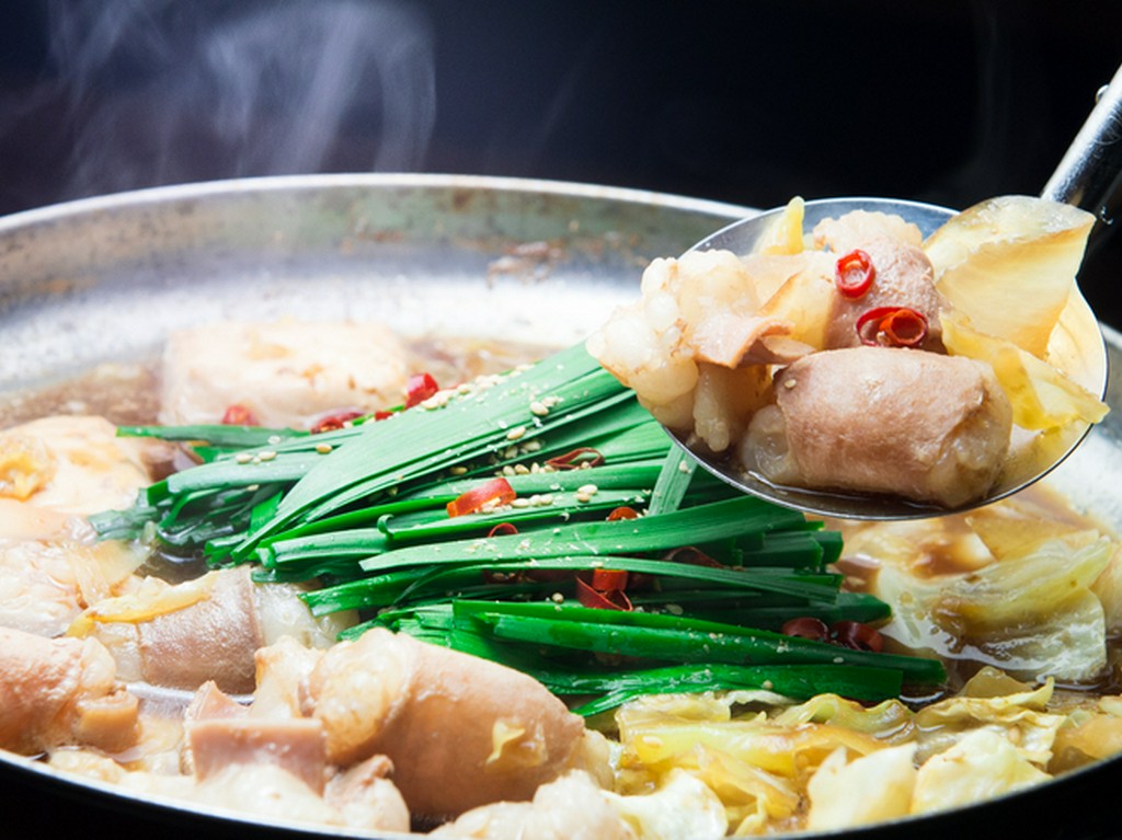 4種類のスープから選ぶ、名物料理の『もつ鍋』