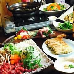 『馬のしゃぶしゃぶ』と『新名物！　極上馬握り』が付いた豪華コース