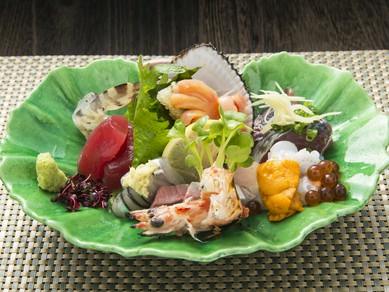 鮮度、食感ともに抜群な『お刺身盛り合わせ』